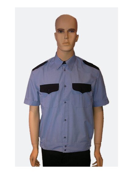 Сорочка охранника короткий рукав на поясе