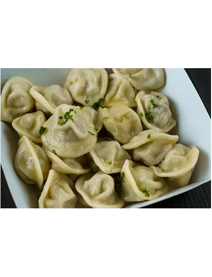 Пельмени свинина с базиликом, 0,5 кг.