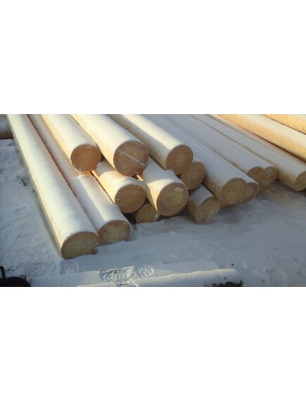 Деревянная опора ЛЭП