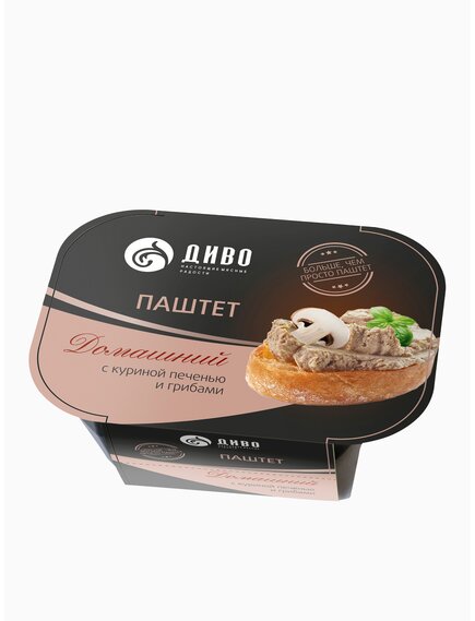 Паштет "Домашний" с куриной печенью и грибами