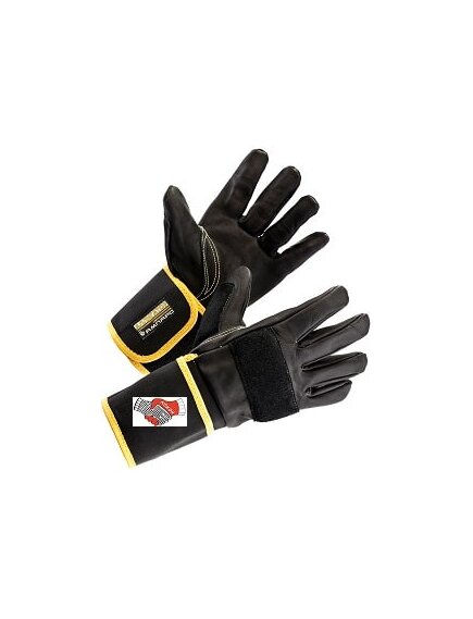 Перчатки кожаные АЛЛИГАТОР-01 КРС EN388