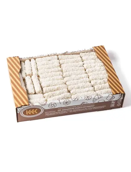 Криспи-РОЛЛ с кокосовой начинкой в кокосовой стружке 2300 г.