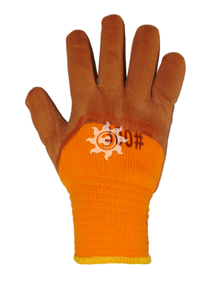 Перчатки акриловые со вспененным латексным покрыт. глубокого мокания