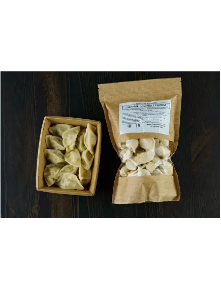 Пельмени щука с салом 500гр.