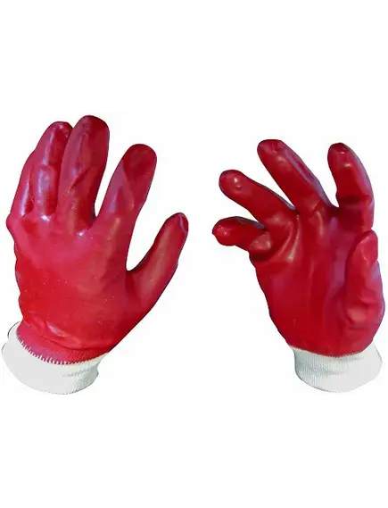 Перчатки Гранат МБС полный облив ПВХ манжет резинка