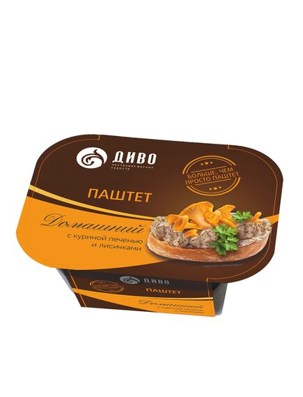 Паштет "Домашний" с куриной печенью и лисичками
