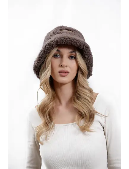 Женская панама "Тедди" шоколад