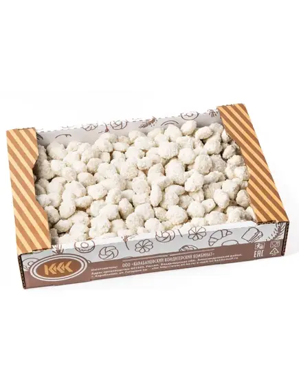 Криспи-ДОЛЬКИ в белой глазури с кокосом вес 2000 г.