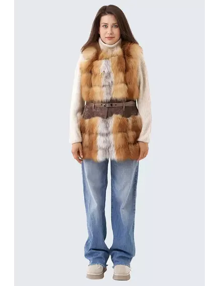 Жилет из лисы