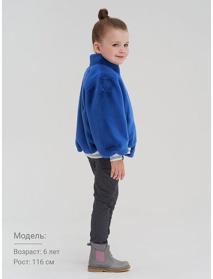 Бомбер из искусственного меха для девочки