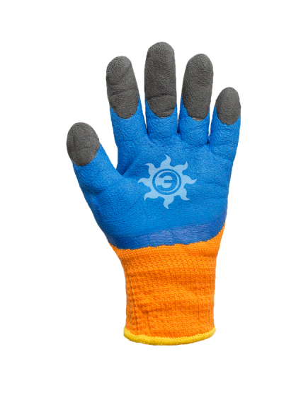 Перчатки акриловые со вспененным латексным покрыт. глубокого мокания