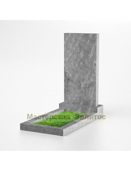 Прямоугольный памятник из мрамора №101