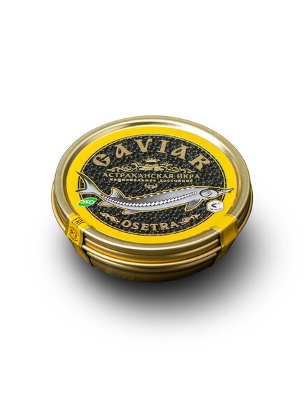 Чёрная икра осетра 125 г.