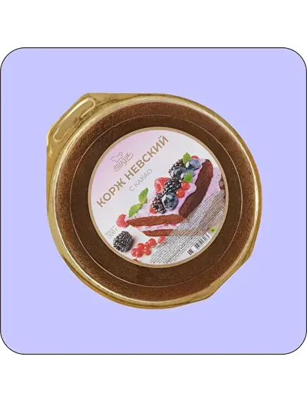 Шоколадные бисквитные коржи