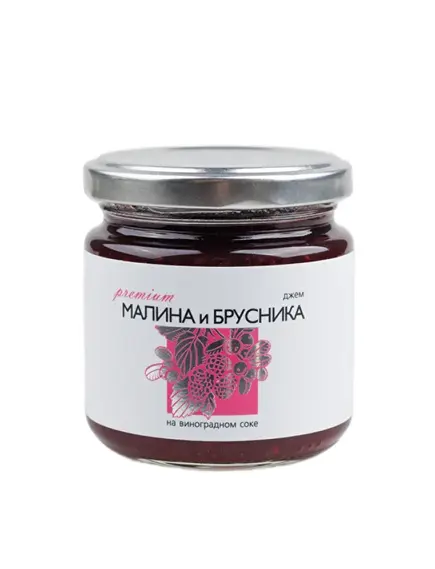 Ягодный джем Малина и брусника