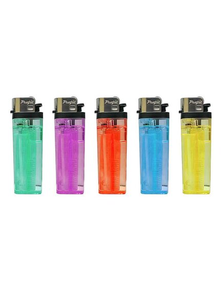 Зажигалка PROFIT PL-101 прозрачная