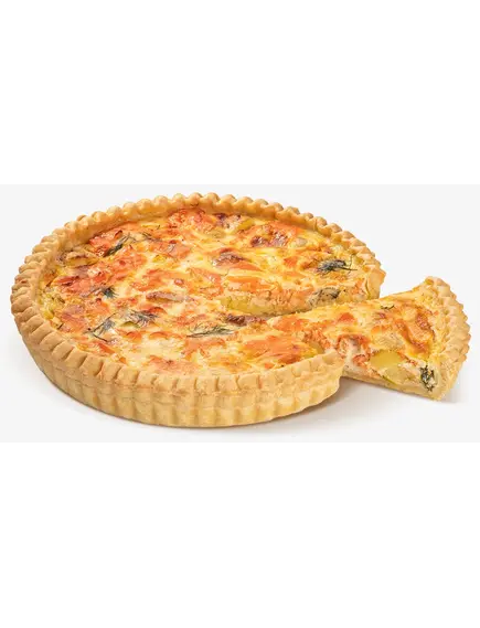 Пирог «Копченая форель с беби картофелем»