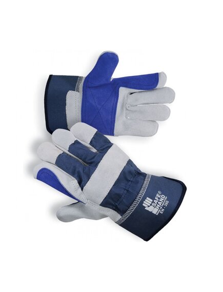 Перчатки спилковые комбинированные