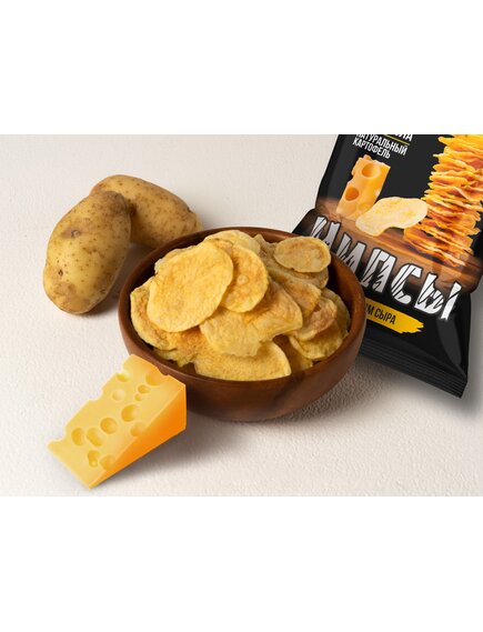 Картофельные чипсы со вкусом сыра