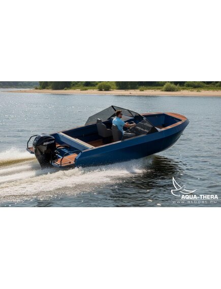 Алюминиевый катер «Севрюга RC57» с реданом от ООО "АКВА ТЕРРА" под заказ