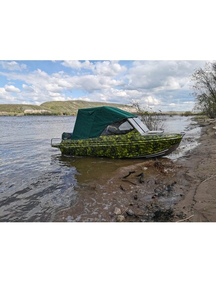 Алюминиевая лодка «Ёрш 4714R» с реданом от ООО "АКВА ТЕРРА" под заказ