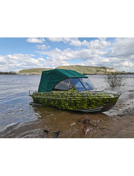 Алюминиевая лодка «Ёрш 4714R» с реданом от ООО "АКВА ТЕРРА" под заказ