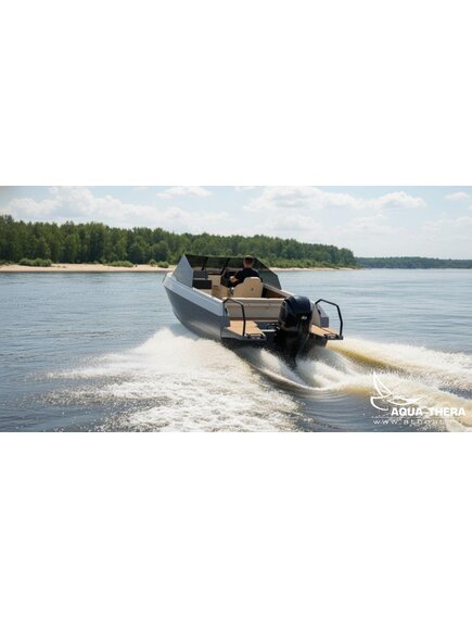 Алюминиевый катер «Севрюга RC57» с реданом от ООО "АКВА ТЕРРА" под заказ