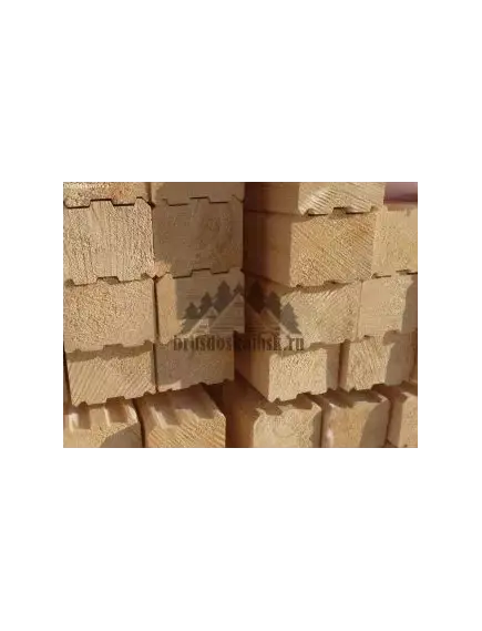 Брус профилированный естественной влажности