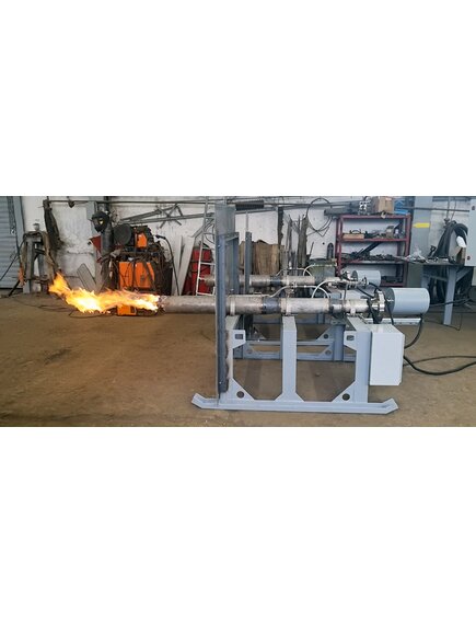 Горизонтальная факельная установка