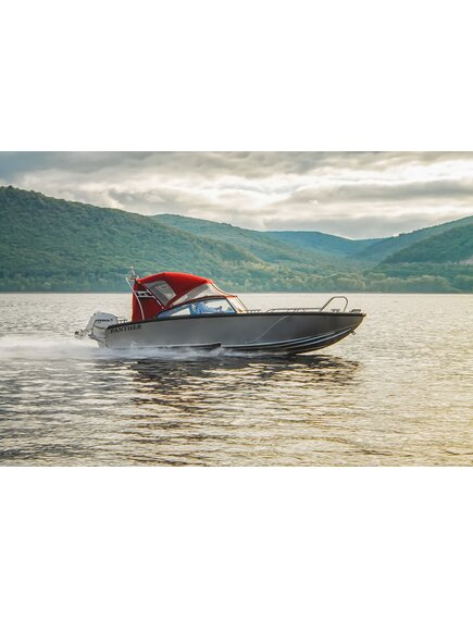 Алюминиевый катер (боурайдер) Пантера 8000 с реданом от ООО "АКВА ТЕРРА" под заказ