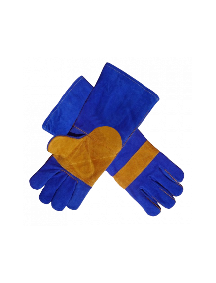 Краги спилковые пятипалые "ИСКРА KEVLAR"