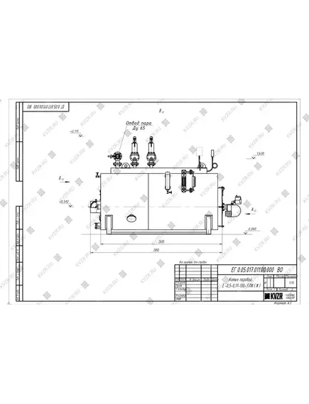 Дизельный паровой котел КП 500