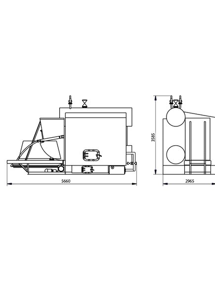 Котёл паровой Е-2,5-1,4-Р (ДСЕ-2,5-14-Шп)