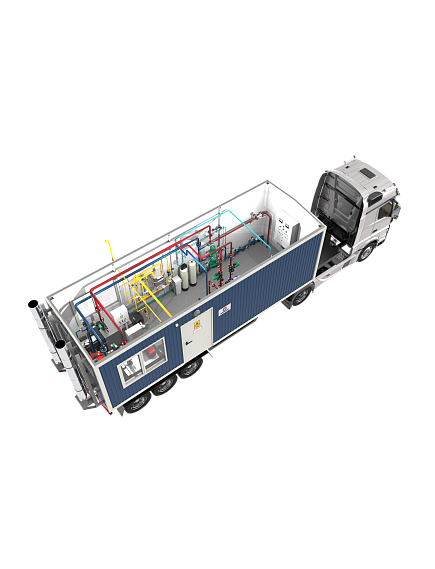 Транспортабельная котельная установка