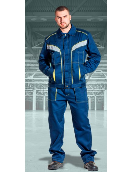 Костюм "Гравитация" тёмно-синий брючный