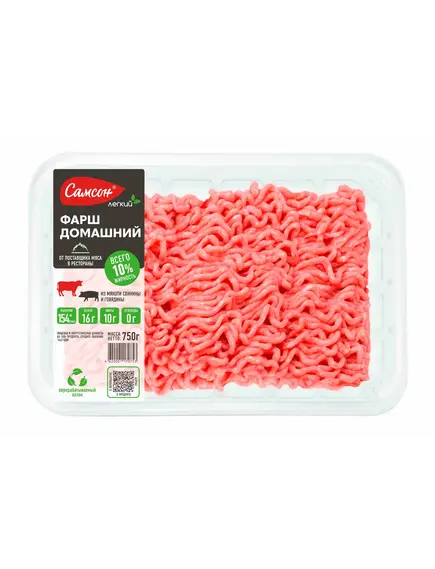 Фарш домашний 10%, 750 г
