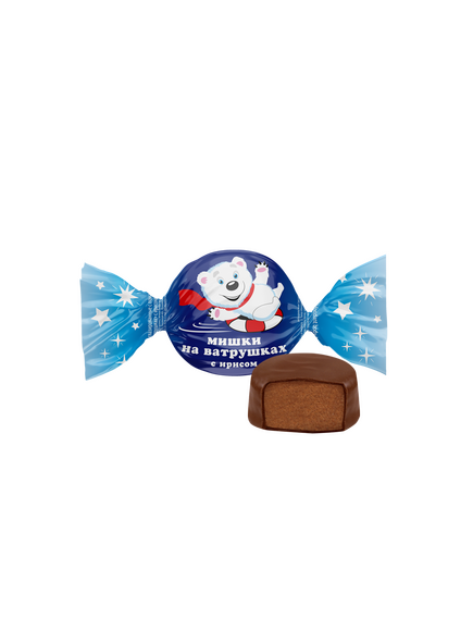 Конфеты «Мишки на ватрушках» с ирисом