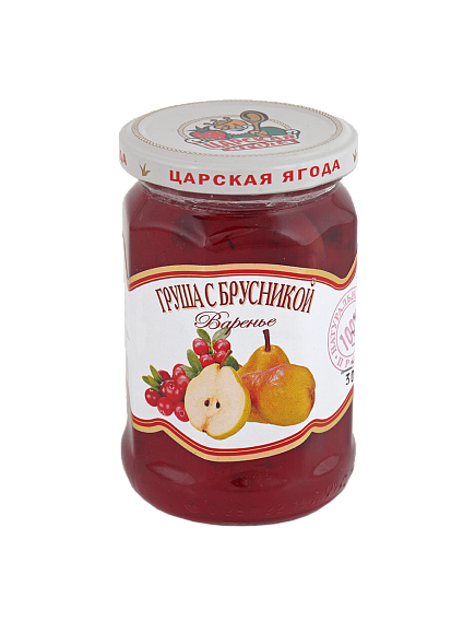 Варенье «По-домашнему» из груш с брусникой