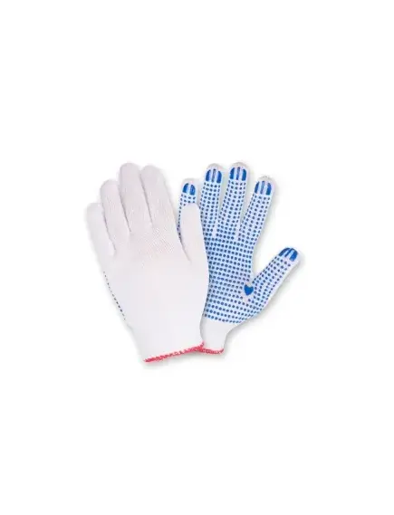 Перчатки трикотажные с ПВХ 10 кл