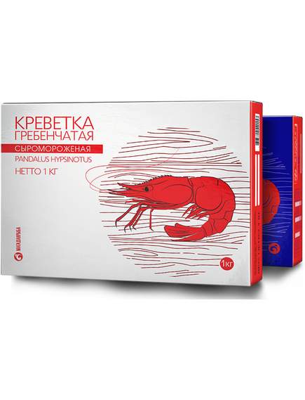 Креветка гребенчатая сыромороженая PANDALUS HYPSINOTUS
