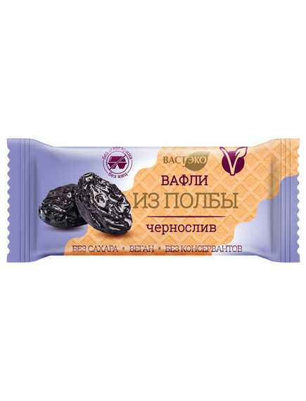 Вафли из полбы. Чернослив, 30 г