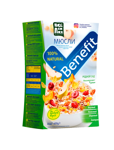 Мюсли BENEFIT Родной сад