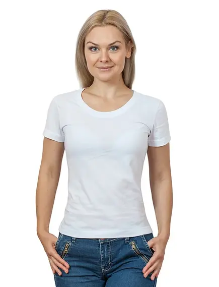 Футболка женская белая