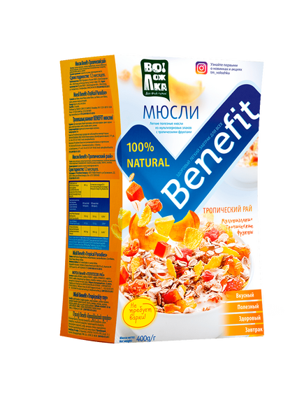 Мюсли BENEFIT Ягодное ассорти