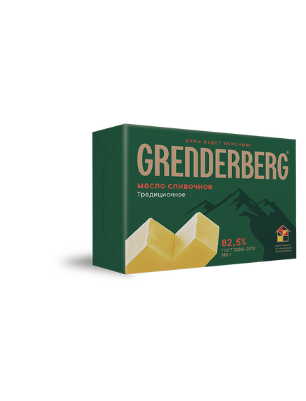 МАСЛО ТРАДИЦИОННОЕ «GRENDERBERG» м.д.ж. 82,5%