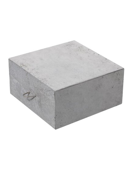 Блок фундаментный сплошной (ФБС 4-4-2) 400х400х200 мм
