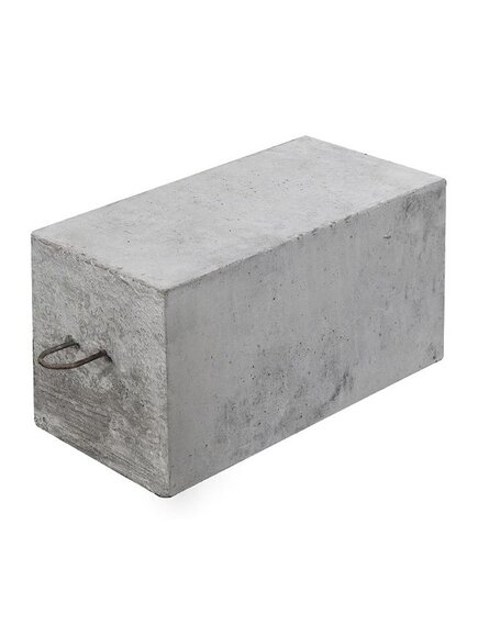 Блок фундаментный сплошной (ФБС 4-2-2) 400х200х200 мм