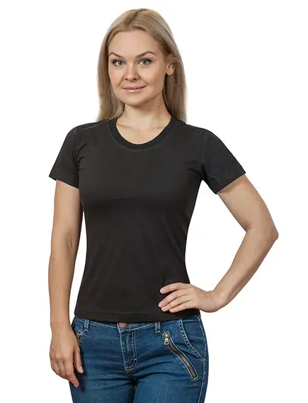 Футболка женская черная