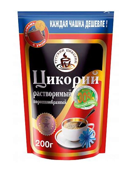 Цикорий растворимый ЗИП "Русский цикорий" 200 г