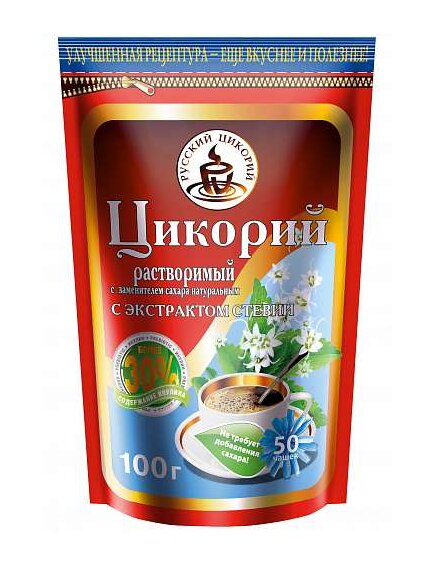 Цикорий растворимый со стевией ЗИП "Русский цикорий"